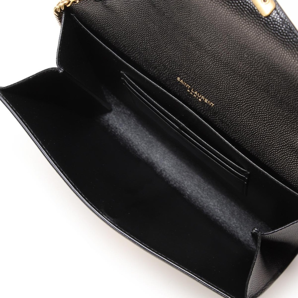 Saint Laurent Long Wallet Black Bowaw Cassandra - Picture 5 of 6